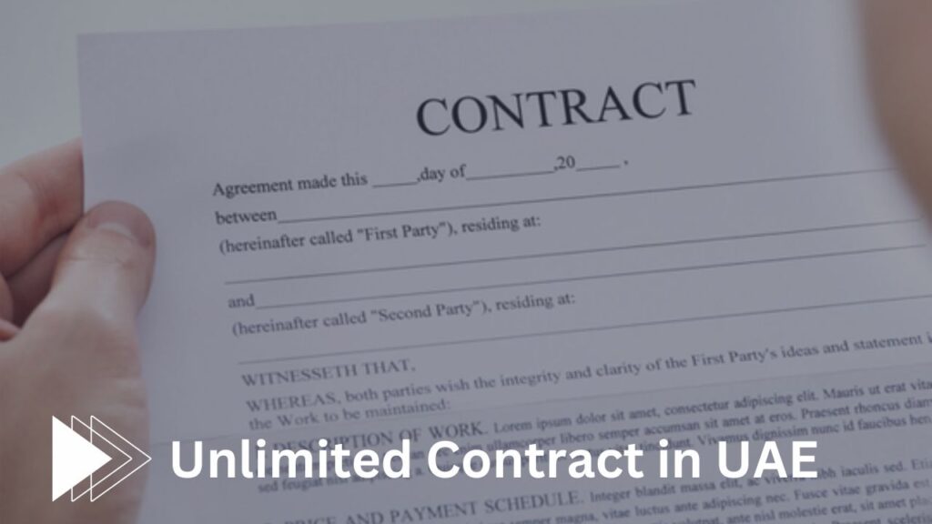 unlimited contract in UAE